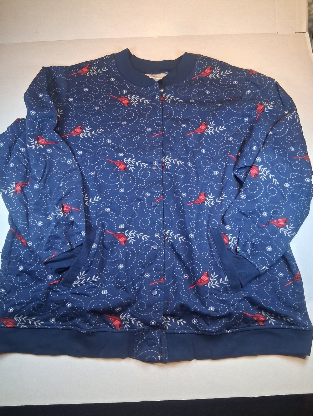 Blair Vintage Cardinal Cardigan Button up Women Size 3XL